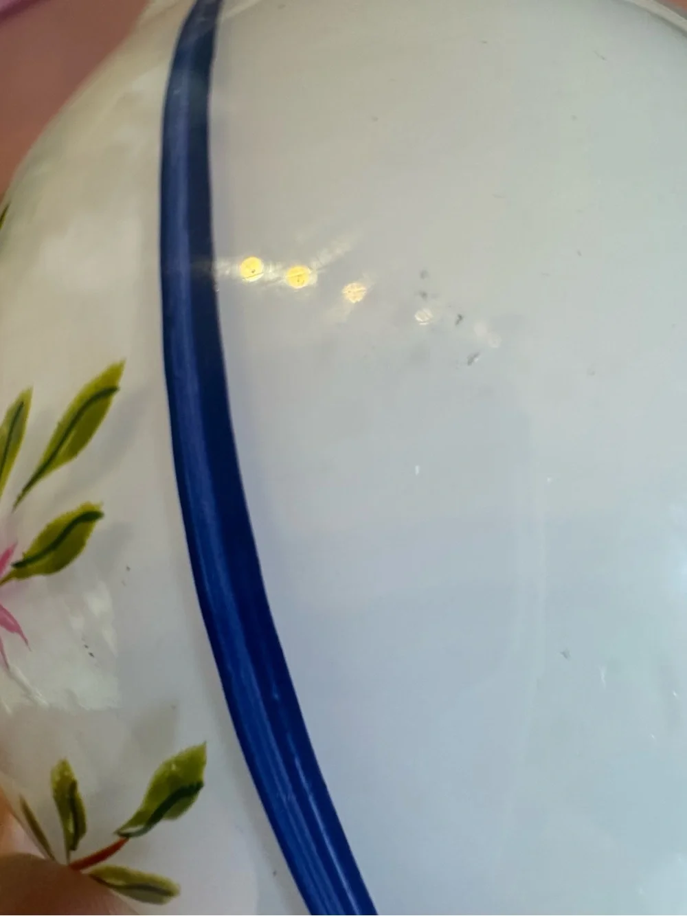 Anthropologie Joanne Floral Glass Vase